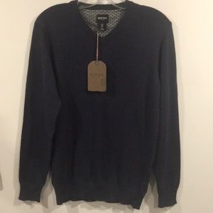 BRITISH KHAKI Long Sleeve Sweater Shirt Size Small